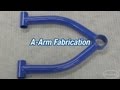 A-Arm Tubing Fabrication - Eastwood TIG Welder, Tubing Bender, Tube Notcher and Powder Coating Gun