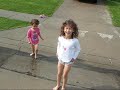 Splashing in the puddles