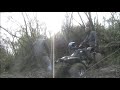 Impantanato sulla strada comunale Vecchia Dogana con quad Derbi DXR 250