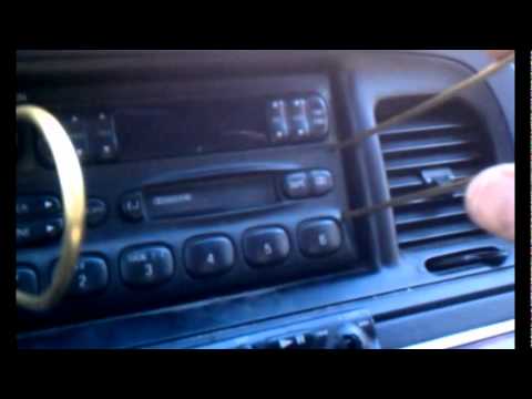 Removing the radio from a 1997 Grand Marquis/Crown Victoria