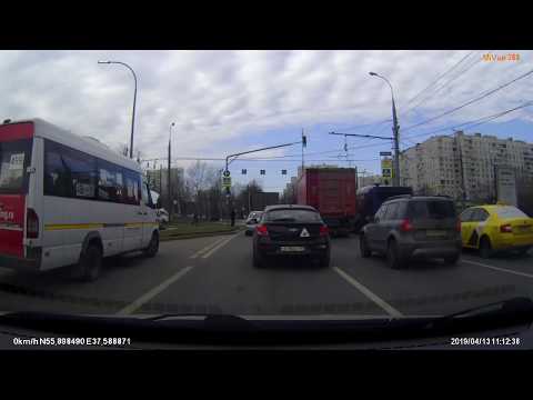 Я свидетель  ДТП, Москва и МО 13.04.2019 (Запись видеорегистратора)