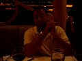 this is rob, at dinner, our first night on the cruise. as you can see, he was out for the count, i thought he was going face first into his beef barley soup. he was so drunk, he thought he ordered steak, but it was salmon. he raised the bar to a new low, i am so proud. what a drunk ass.