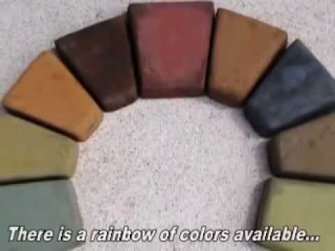 how to dye cement