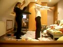 Me and Ella do the macrena