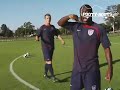 Freddy Adu V  Michael Bradley Crossbar Challenge