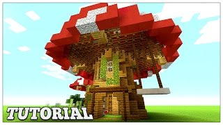 Minecraft: How To Build A Mushroom House Tutorial | Easy Small Survival House