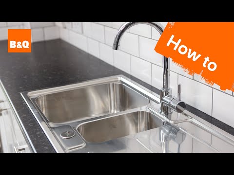 how to fit a kitchen sink into a worktop