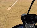 cockpit view R22 autorotate cockpit view R22 autorotate