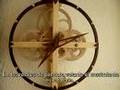 Reloj de péndulo volante de madera - Wooden flying pendulum