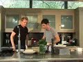 Flat bread, feta and chickpea sald - Gordon Ramsay