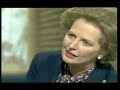 Margaret Thatcher talking about sinking the Belgrano