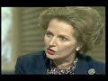 margaret thatcher defends the sinking of the belgrano during the falklands war interviewed by david frost on tvam. there was controversy because it was revealed the belgrano was apparently sailing away from the uk imposed 'exclusion zone' around the falkland islands when sunk
