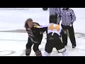 EIHL hockey fight. Basingstoke @ Newcastle