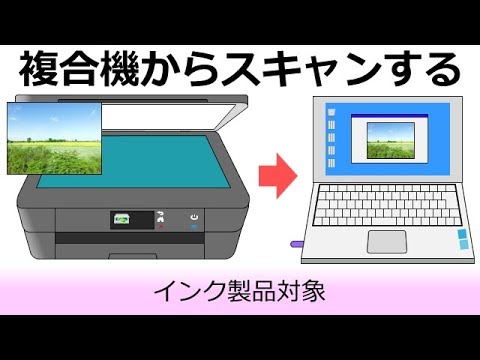 複合機からスキャンをする方法