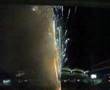 Feu d'artifice au stade de Gerland OL/Lens 2007