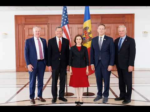 Președinta Maia Sandu s-a întâlnit cu o delegație bipartizană de senatori americani