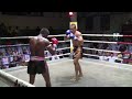 Elle (Tiger Muay Thai) scores a 3rd round TKO