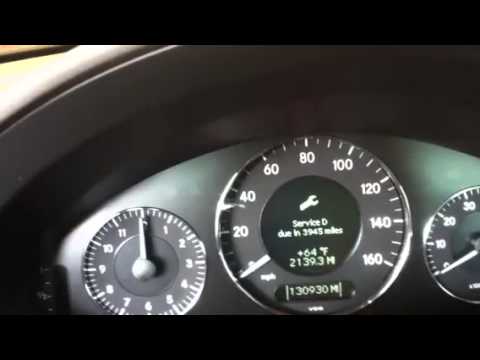 How to reset service light on 07 Mercedes e350