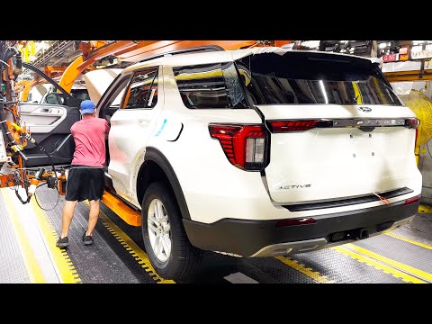 2025 Ford Explorer Factory Tour in the USA – Assembly & Shipping!
