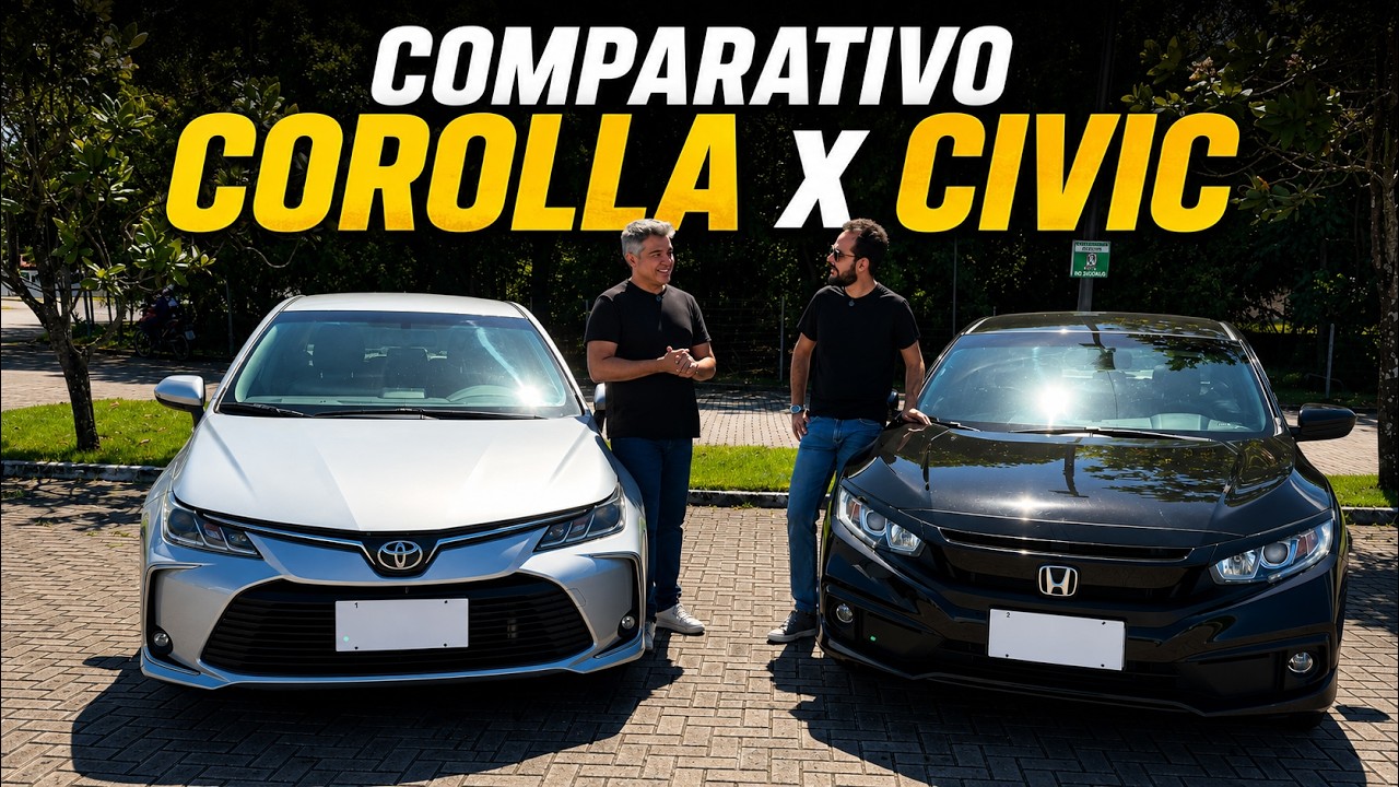 Comparativo COROLLA x CIVIC - Auto Play