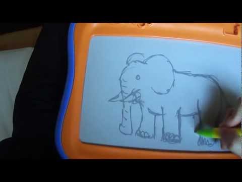 Zeichnen mit der Magnettafel