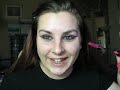 AVRIL LAVIGNE punk goth emo make up tutorial lesson inspired look