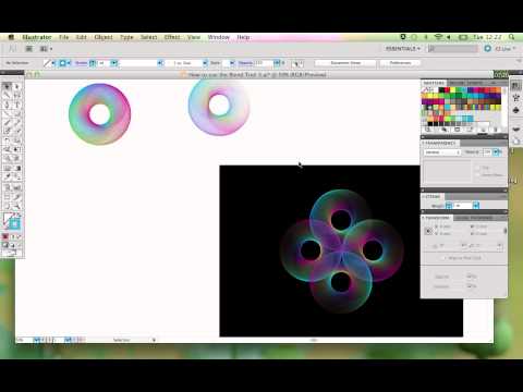 how to use the blend tool in illustrator