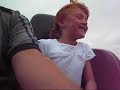 Brianna rides the Mine Buster