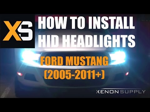 Ford Mustang HID – How to Install (Bi-Xenon) 2005-2011+