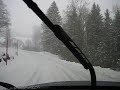 Drving through first snow winter 07/08