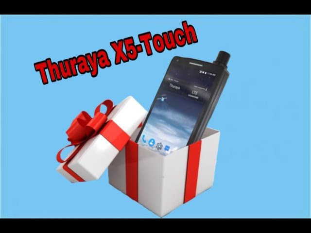 Распаковка Thuraya X5 Touch