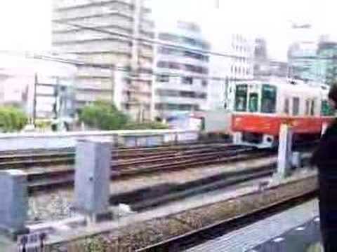 阪神尼崎駅にて 8000系 準急留置電車 発車