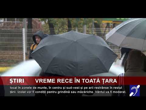 Vreme rece și ploi, în țară