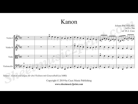 Pachelbel : Canon - String Quartet