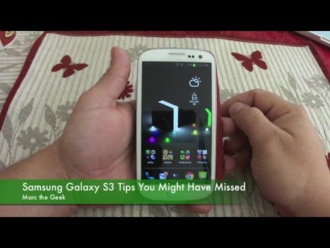 samsung galaxy S3 - Here is a look at some little tips that we might just missed on the Samsung Galaxy S3. This phone is running 4.1.1 firmware, known as Jelly Bean. This is the...