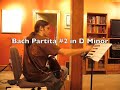 bach partita #2 in d minor on bass