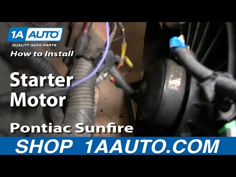 How To Install Replace Change Starter Motor Chevy Cavalier Pontiac Sunfire 95-05 1AAuto.com