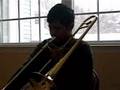 Adarsh Rangan - Playing Old McDonald on Trombone