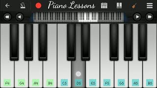 Waka Waka - Shakira | mobile perfect piano tutorial | piano lessons