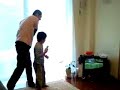 The child move it play tennis. The child move it play tennis.
