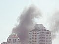 Fire Near Central World Plaza Bangkok, Thailand. Fire Near Central World Plaza Bangkok, Thailand.