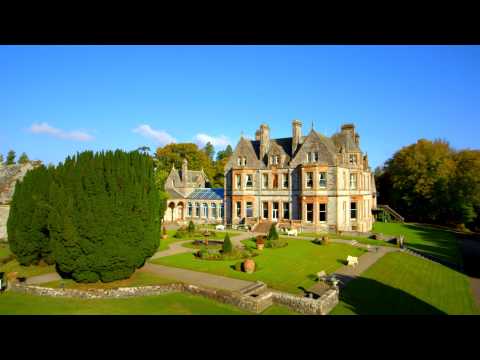 Castle Leslie Estate Aerial shots