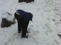 Sanchit Gupta enjoying snowfall at Tokyo