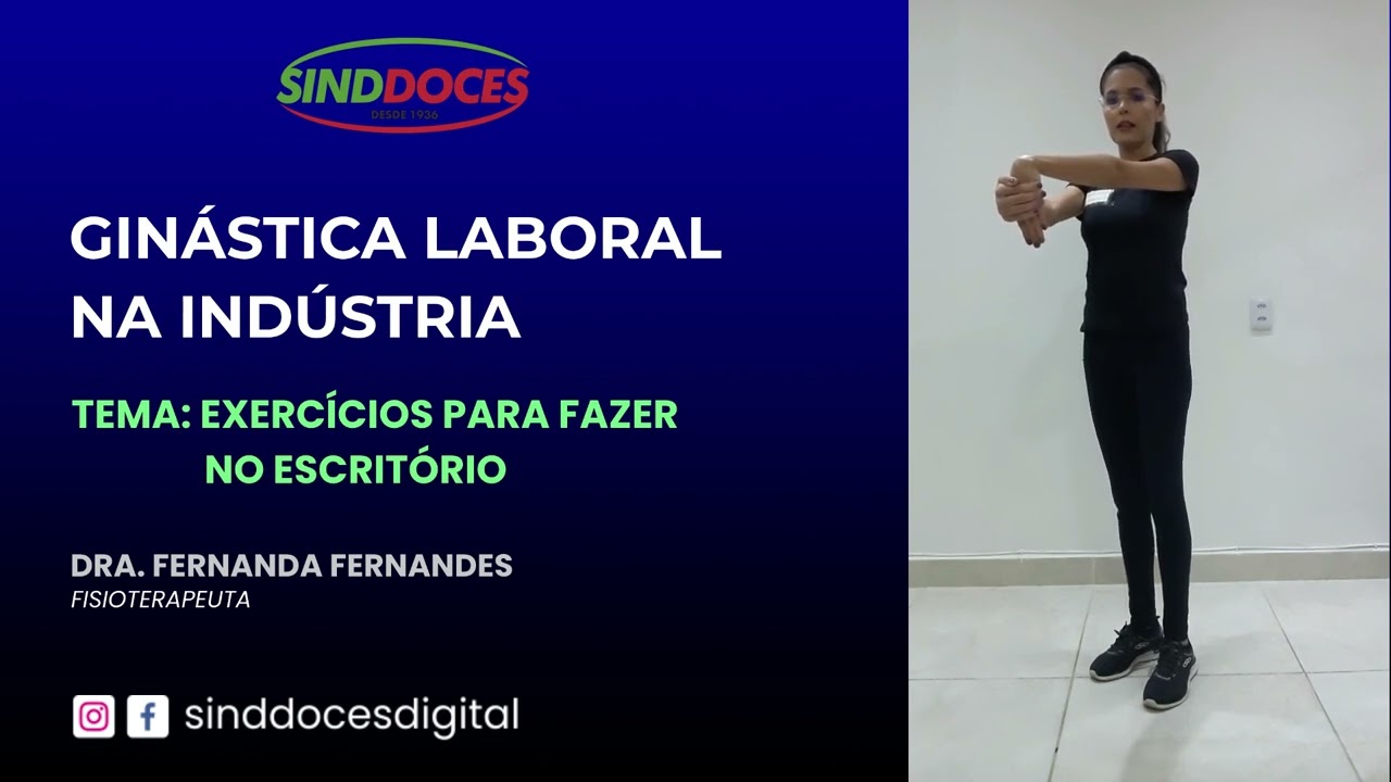 Ginástica Laboral na Indústria: Exercícios para fazer no Escritório