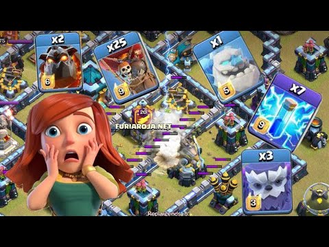 Th13 Attack Strategy l Lightning Spell + Lava + Balloon l Part l Clash Of Clans