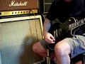 1972 Gibson Les Paul Custom into 1983 Marshall JCM 800 2204