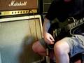 1972 Gibson Les Paul Custom into 1983 Marshall JCM 800 2204