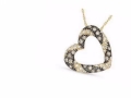 1/4 Carat Brown Diamond and White Diamond 14K Yellow Gold He