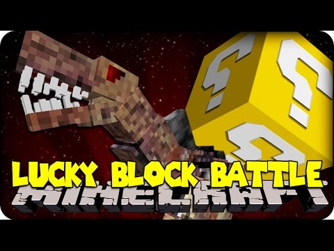 Minecraft - LUCKY BLOCK BOSS CHALLENGE - TRANSFORMERS DINOSAUR?! (Lucky Block Mod )