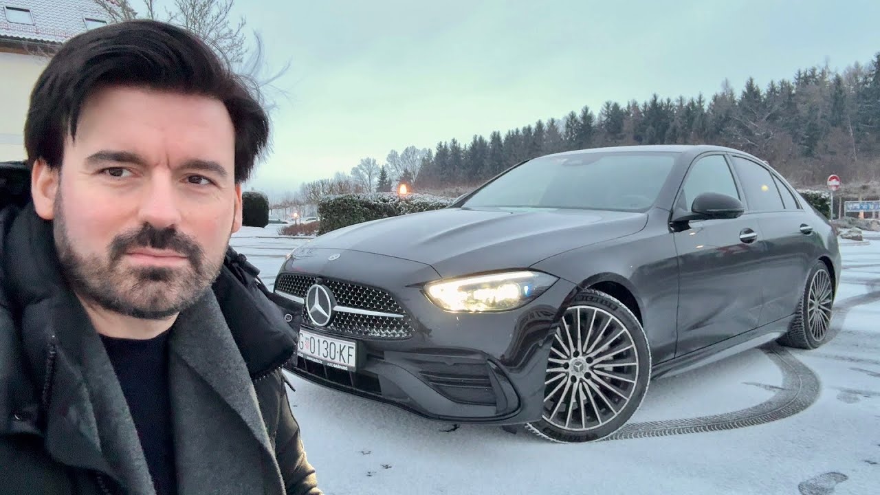 HUGE ROADTRIP with MY MERCEDES C-CLASS - driving to BRUSSELS from CROATIA (lots of SNOW!)